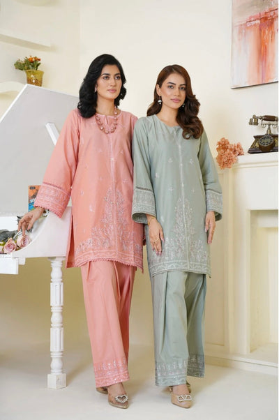 Pastel Green Farshi Shalwar 2Pc