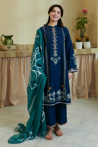 COCO PREMIUM LAWN 3pc Embroided Designer suit D-562