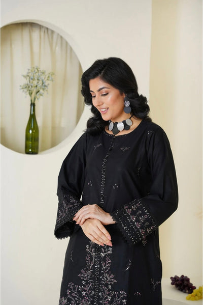 Black Farshi Shalwar Set